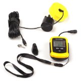 BestDealUSA Portable LCD 100m Sonar Sensor Fish Finder Alarm Transducer