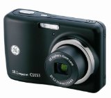 GE C1033 10MP Digital Camera with 3X Optical Zoom and 2.4 Inch LCD with Auto Brightness (Black)