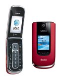 Nokia 6350 Unlocked GSM Flip Phone with Second External TFT Display, 2MP Camera, Video, Internet Browser, GPS, Bluetooth, MP3/MP4 Player and microSD Slot – Red